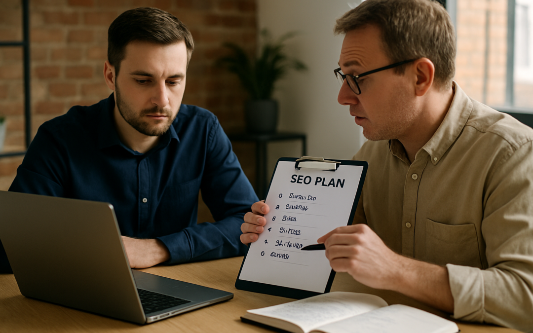 Konsultacja SEO bez raportu do szuflady: od jednej godziny rozmowy do planu wdrożeń